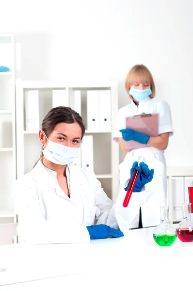 Portrait of chemists — Stock Photo, Image