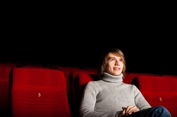 man in the cinema
