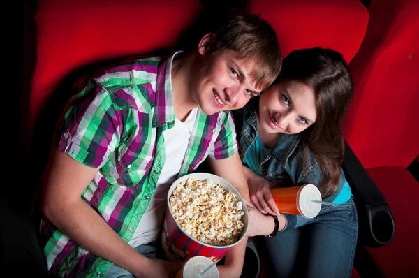 Pareja en el cine — Foto de Stock