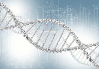 DNA sarmalının renkli arka planı