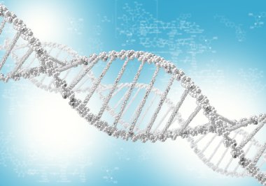 DNA sarmalının renkli arka planı