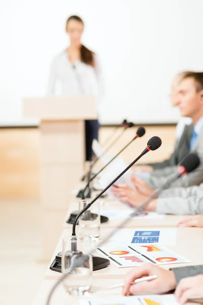 Close-up microphone, — Stock Photo, Image