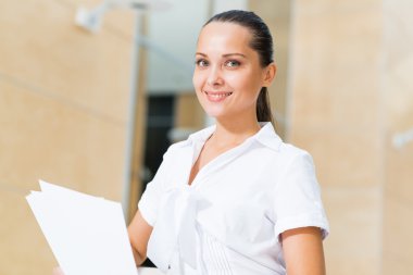 başarılı bir iş kadını portresi