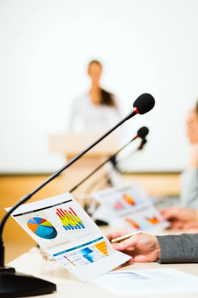 Close-up microphone, — Stock Photo, Image