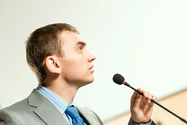 Mannelijke speaker — Stockfoto