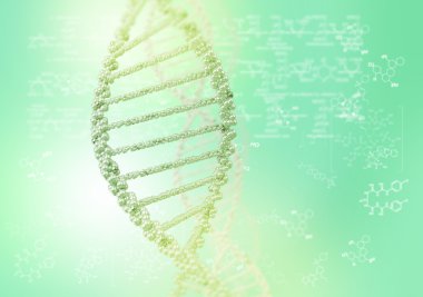 DNA sarmalının renkli arka planı