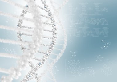 DNA sarmalının renkli arka planı