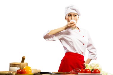 Asya yemek süt içecek