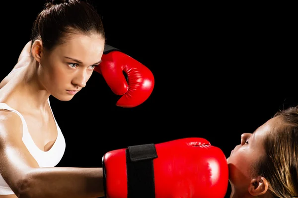 女性ボクシング — ストック写真
