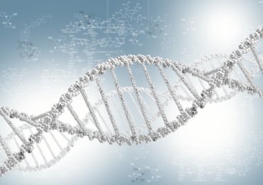 DNA sarmalının renkli arka planı