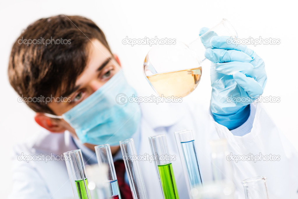 Portrait of a scientist working in the lab
