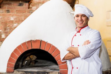 Mutfakta bir aşçı portresi