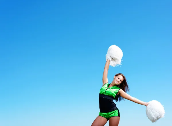 Cheerleader girl — Stock Photo, Image