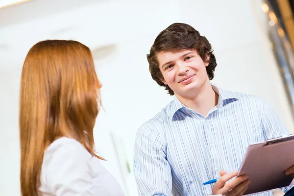 Portrait Of Business At A Meeting — Stock Photo, Image