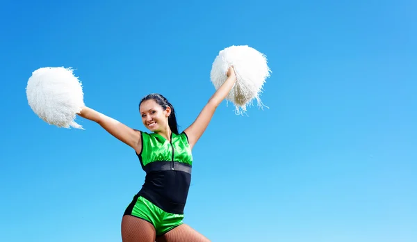 Cheerleader girl — Stock Photo, Image