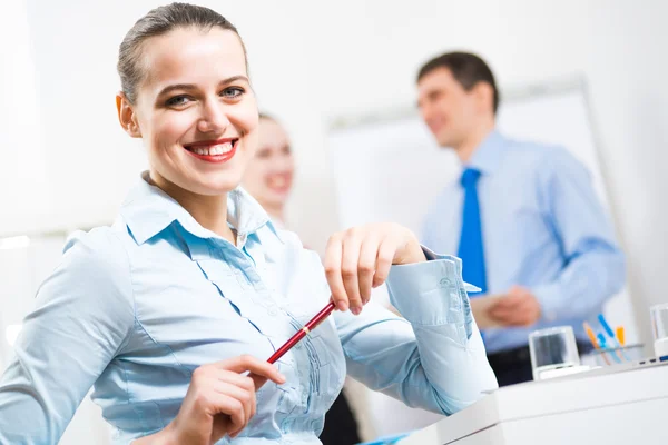 Retrato de una mujer de negocios — Foto de Stock