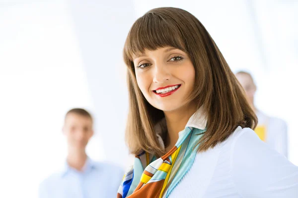 Retrato de una exitosa mujer de negocios — Foto de Stock