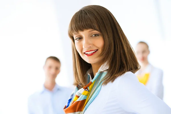 Retrato de una exitosa mujer de negocios — Foto de Stock