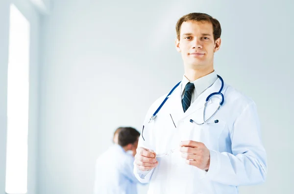 Portrait of successful young doctor — Stock Photo, Image