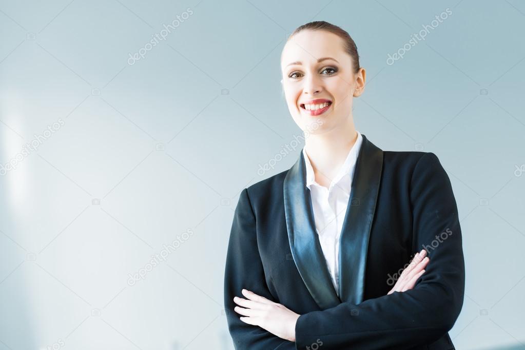 young modern business woman