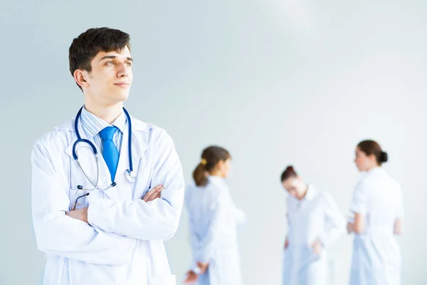 Portrait of successful young doctor — Stock Photo, Image