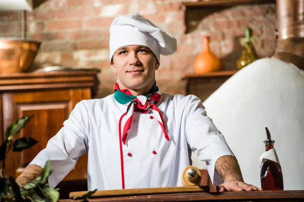 Retrato de um cozinheiro — Fotografia de Stock