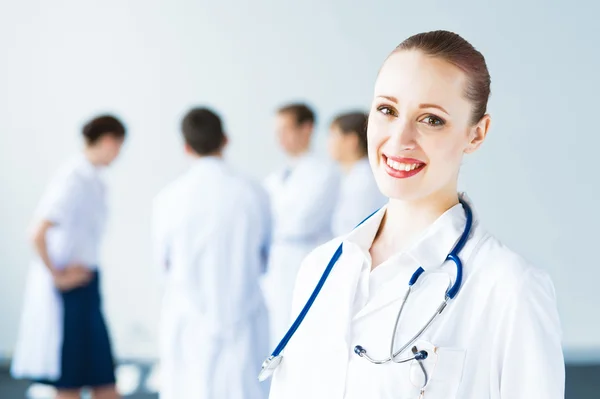 Portrait of successful young doctor — Stock Photo, Image