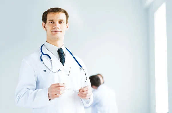 Portrait of successful young doctor — Stock Photo, Image
