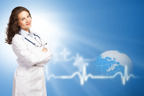 Giovane medico femminile — Foto Stock