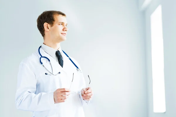 Portrait of successful young doctor — Stock Photo, Image