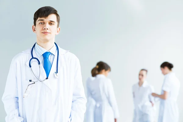 Portrait of successful young doctor — Stock Photo, Image