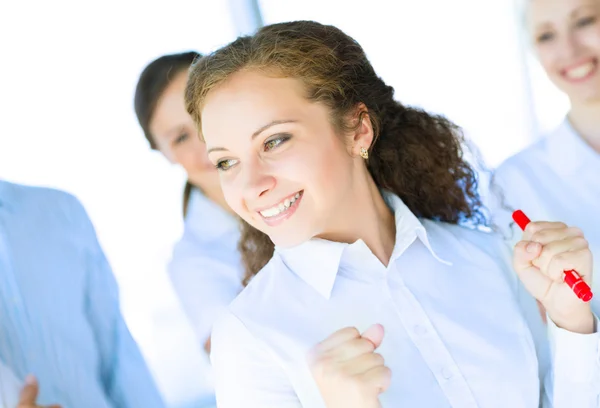 Happy business woman — Stock Photo, Image