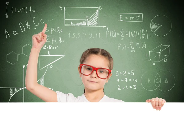 Beyaz bir bayrak tutan kız