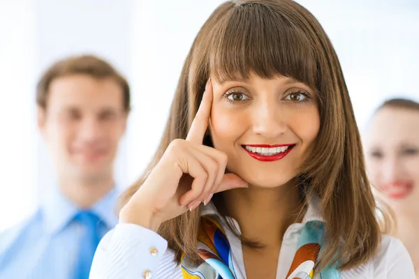 Retrato de una exitosa mujer de negocios — Foto de Stock