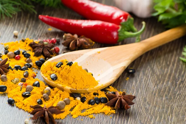 Close-up of Asian spices — Stock Photo, Image