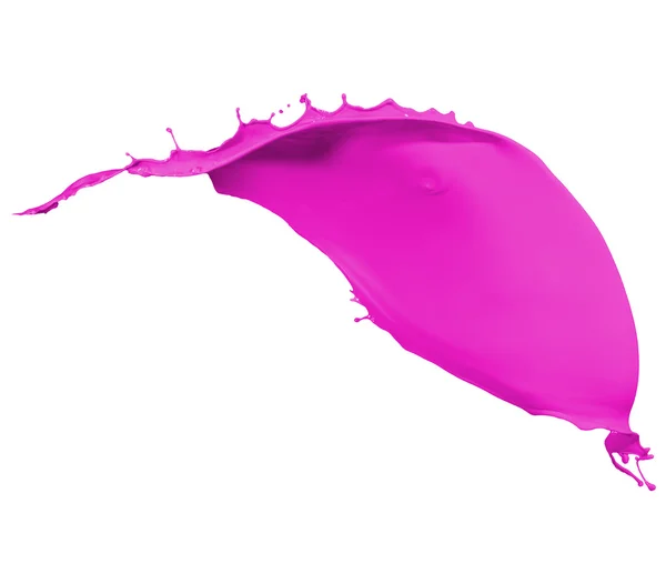 Rózsaszín festék splash — Stock Fotó
