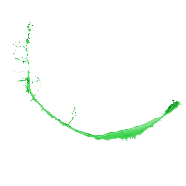 녹색 페인트 얼룩 — 스톡 사진