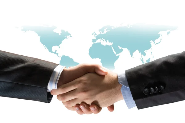 Two businessmen shaking hands — Stock Photo, Image