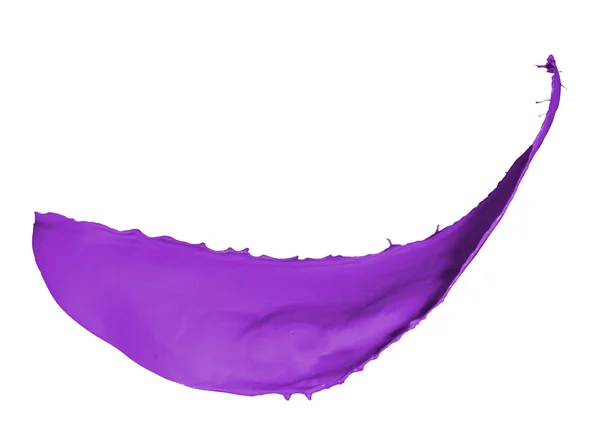 紫色の塗料スプラッシュ — ストック写真