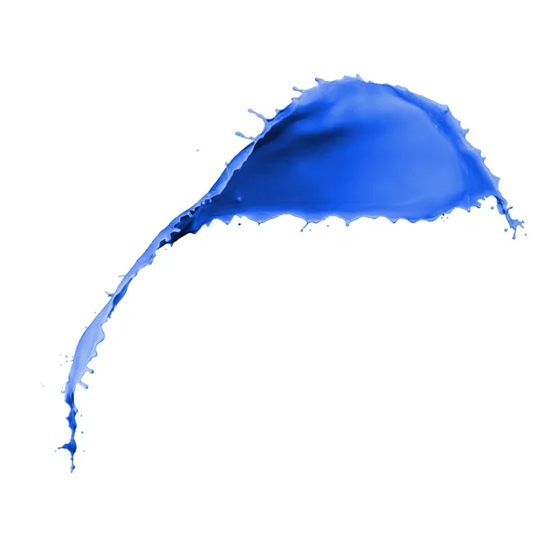 Blue paint splash — Stock Photo, Image