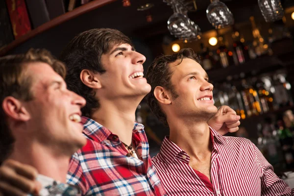 Fans in the bar — Stock Photo, Image