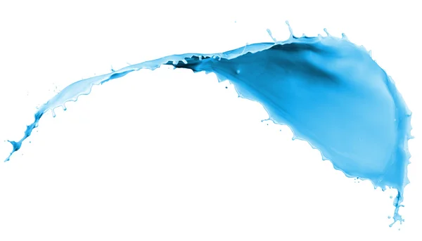 Blue paint splash — Stock Photo, Image