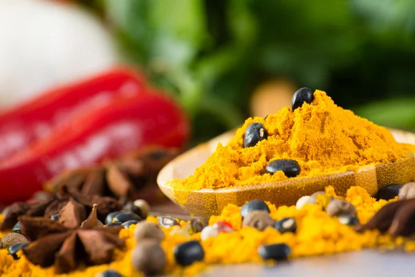 Close-up of Asian spices — Stock Photo, Image