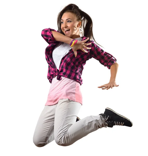 Ung kvinna dansare — Stockfoto