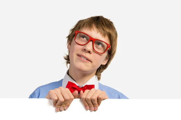 Boy with glasses — Stock Photo, Image