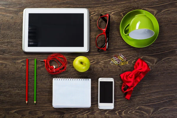 Items laid on the table — Stock Photo, Image