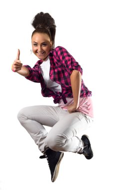 genç kadın dansçı