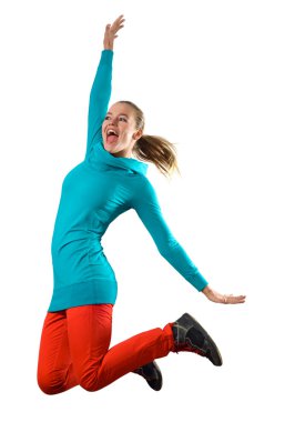 genç kadın dansçı