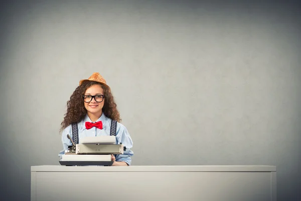 Mujer escritora — Foto de Stock