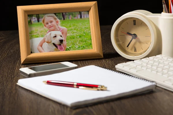 Arbeitsplatz des Geschäftsmannes — Stockfoto